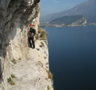 Klettern am Gardasee Tal Ponale